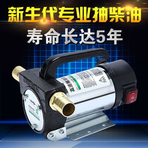 正反12v24v220v伏电动柴油抽油器抽油泵自吸泵抽油机柴油泵加油机
