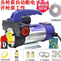 电动抽油泵柴油12v24v220正反转伏抽油机自动吸油加油泵抽油泵器